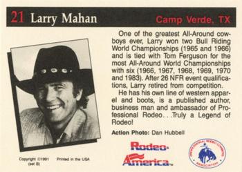 1991 Rodeo America Set B #21 Larry Mahan Back